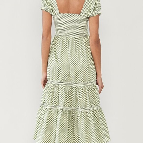 Gingham Maxi Dress - Picture 5 of 12